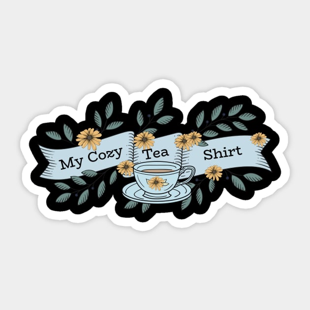 Tea Shirt Sticker by ArtisticEnvironments